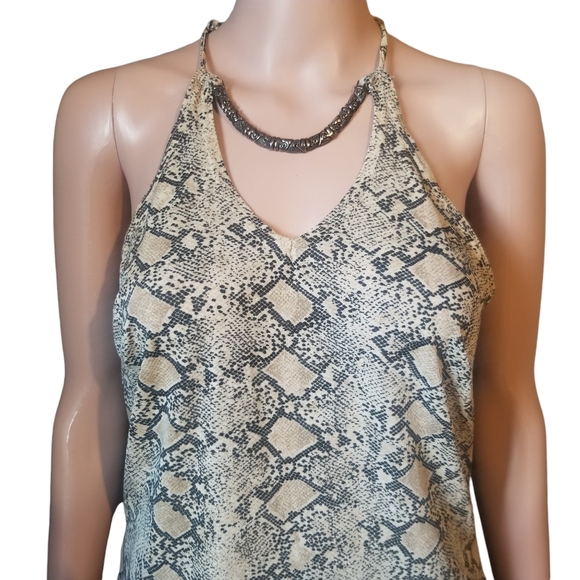 Vintage Joseph Ribkoff Snakeskin Top - Picture 3 of 9